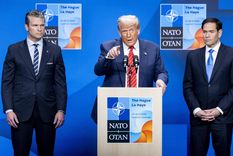 Donald Trump argumentó: Ese ataque puso fin a la guerra. No quiero usar el ejemplo de Hiroshima ni el de Nagasaki, pero fue esencialmente lo mismo que puso fin a esa guerra. Donald Trump argumentó: Ese ataque puso fin a la guerra. No quiero usar el ejemplo de Hiroshima ni el de Nagasaki, pero fue esencialmente lo mismo que puso fin a esa guerra.