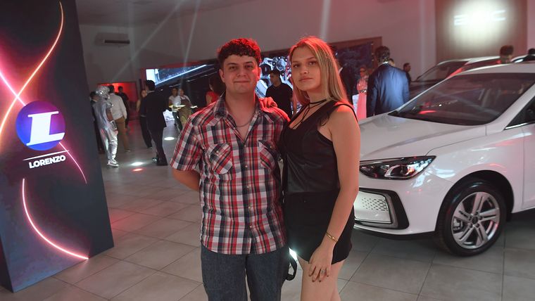 Matías Doratto y Pilar Morcos. Matías Doratto y Pilar Morcos.