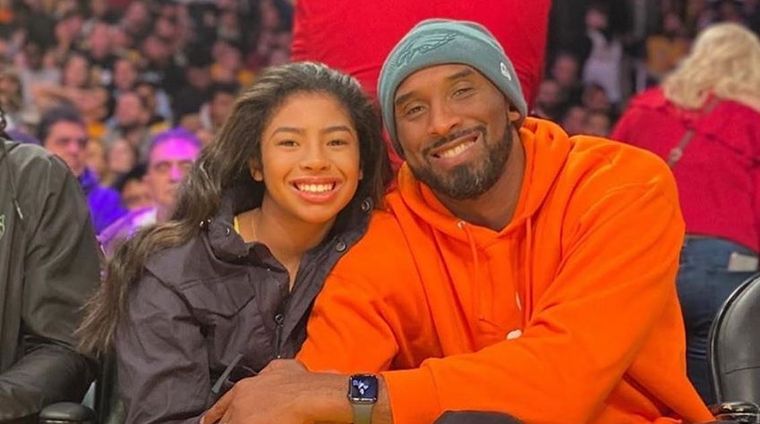 Kobe y su hija Gigi.