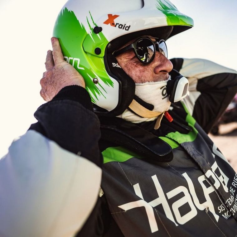 El Seba pretende ser nuevamente top ten en el Dakar. Foto: Instagram @sebastianhalperndakar