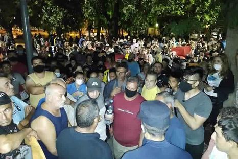 Vecinos y amigos de Palmira reclamaron justicia y avances en la investigación Foto: Tiempo del Este