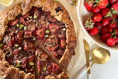 Gallete de frutillas Una tarta espectacular y super fácil de preparar, ideal para hacer en esta época del año.