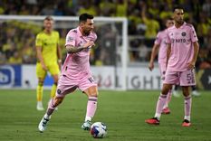 Messi ante Nashville, en la final de la Leagues Cup. Foto: Noticias Argentinas