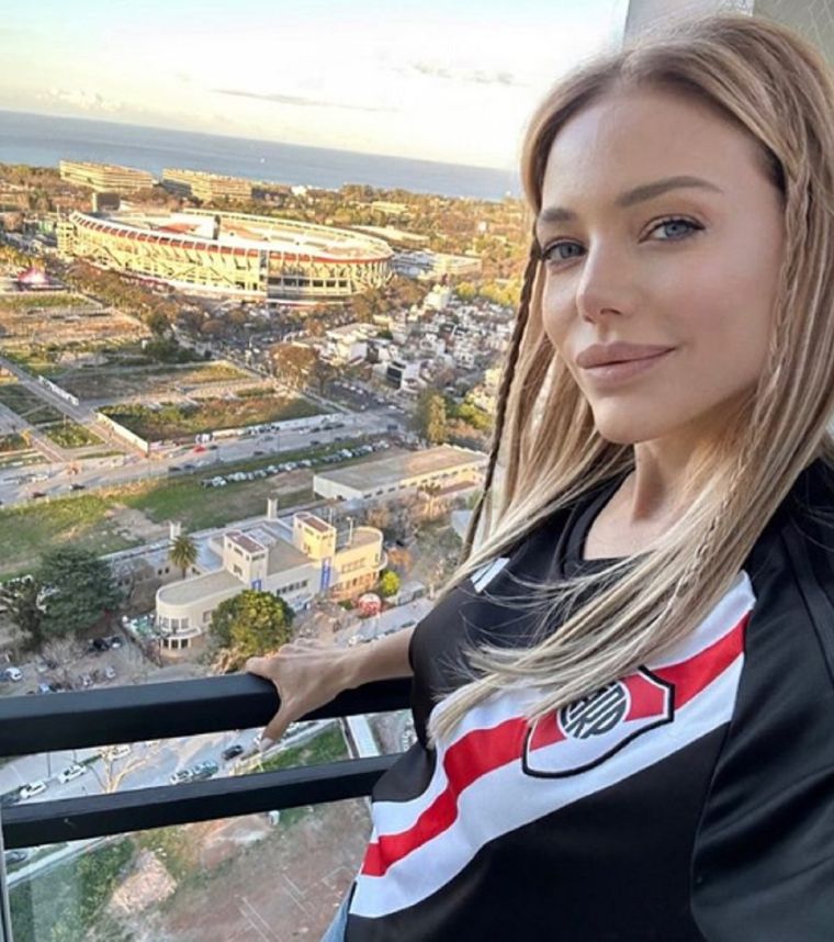 Evangelina Anderson Evangelina Anderson es hincha de River Foto: Instagram