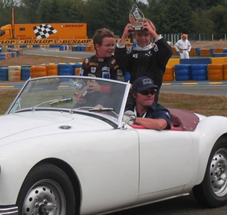 Gasly y Hubert, inseparables. Gasly y Hubert, inseparables.