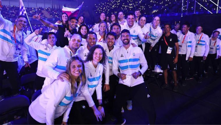 La delegación argentina tuvo una destacada actuación. Foto: @PrensaCOA