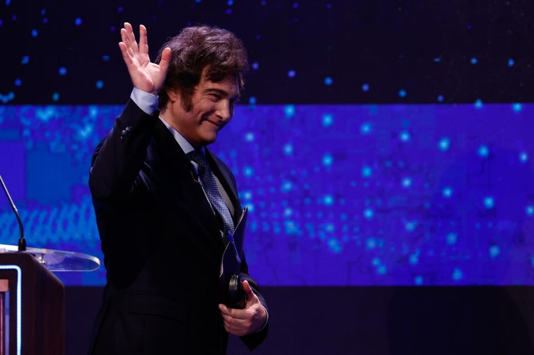 Javier Milei habló de derechos humanos Foto: EFE