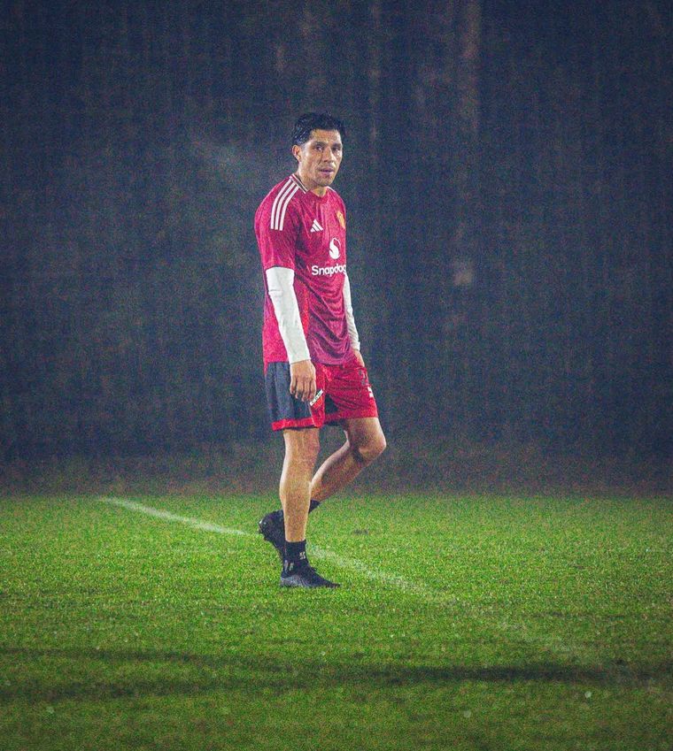 Enzo Perez y el pantalón de Maipú.