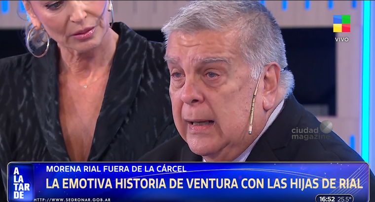 El conductor se sinceró al aire.