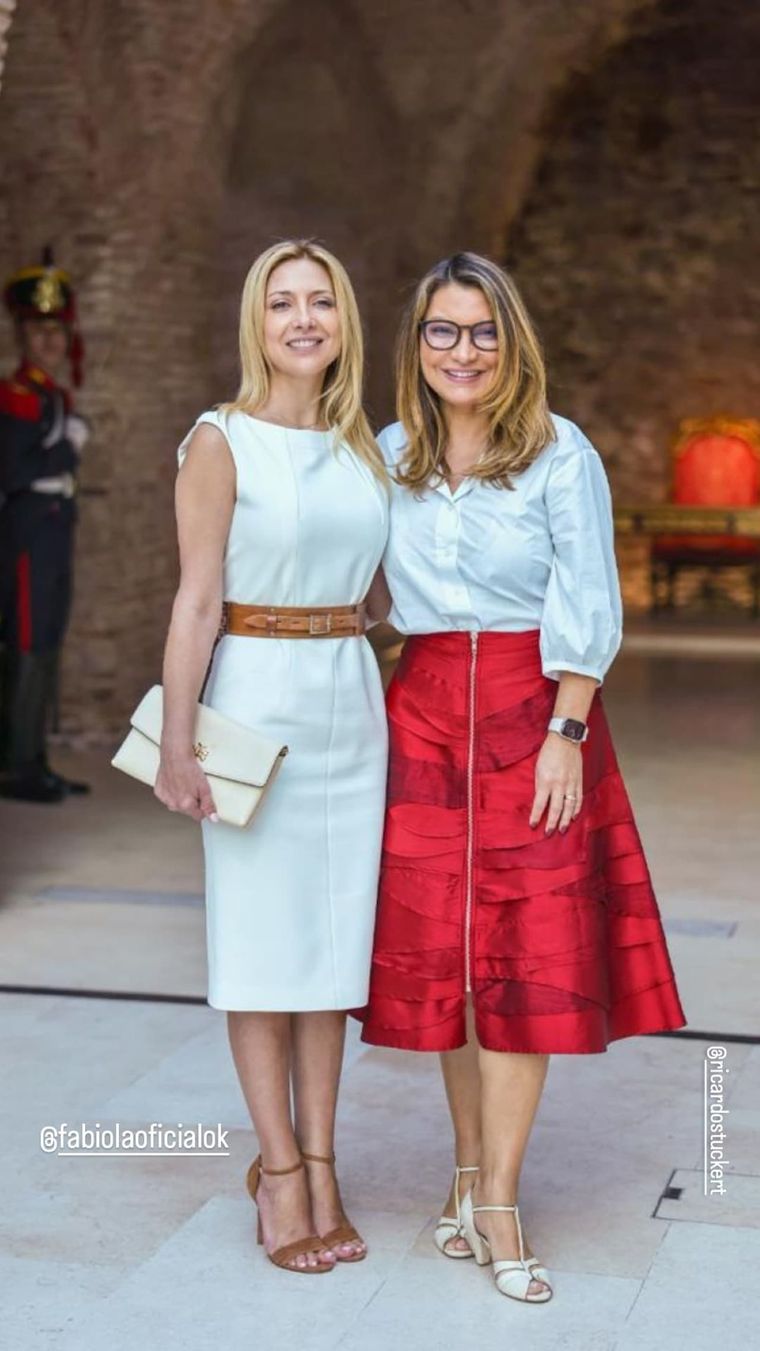 Los looks del encuentro oficial entre las Primeras Damas de Argentina y Brasil Foto: Instagram