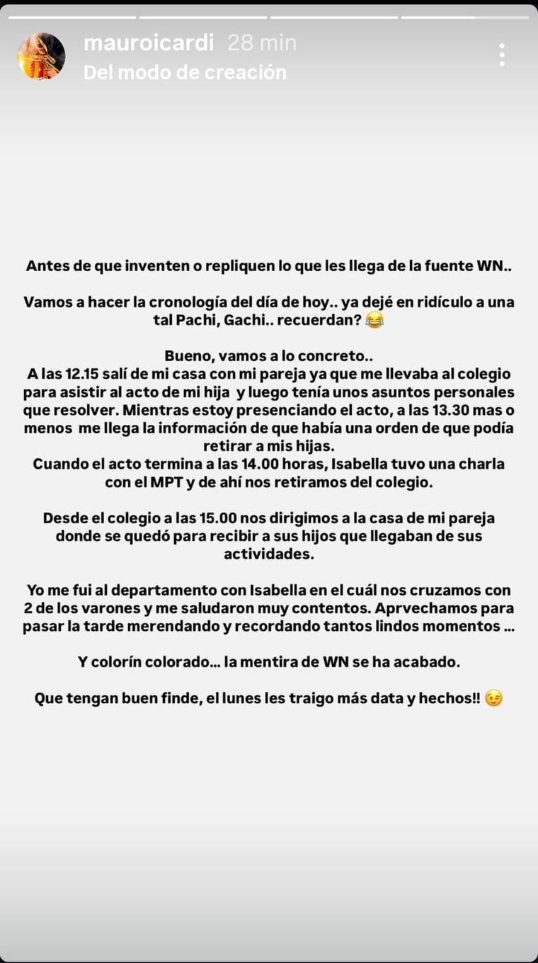 La publicación del delantero generó un tendal de críticas en redes sociales. La publicación del delantero generó un tendal de críticas en redes sociales.