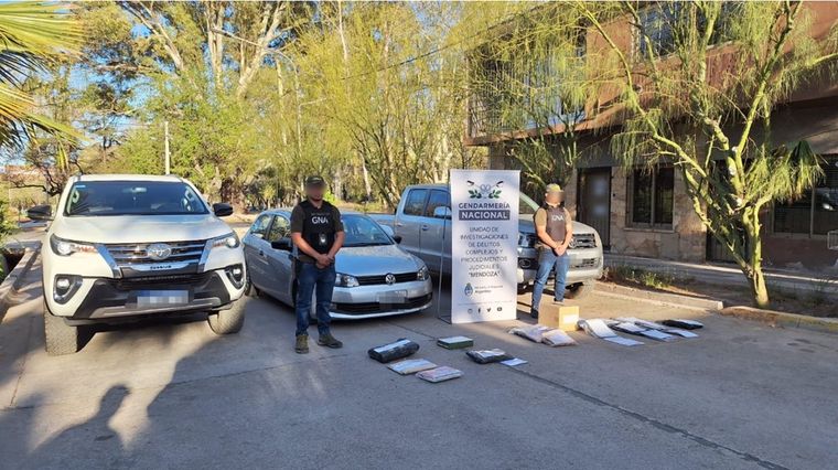 Dos personas quedaron supeditadas a la causa.  Foto: Gendarmería Nacional