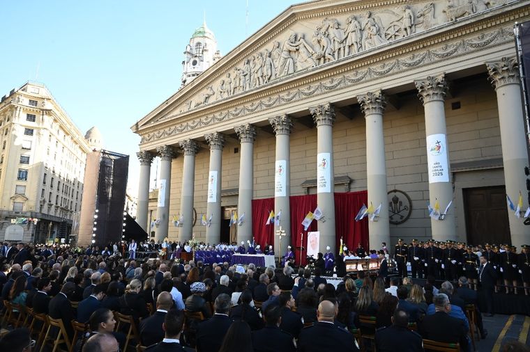 El acto litúrgico en homenaje del papa Francisco se llevará adelante en la Catedral Metropolitana de Buenos Aires. Foto: NA