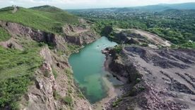 Este maravilloso atractivo se encuentra en la provincia de Córdoba Foto: IG Laguna Azul