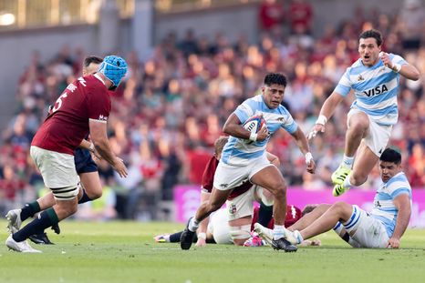 Los Pumas están jugando un partidazo en Dublin. Los Pumas están jugando un partidazo en Dublin.