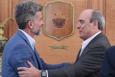 Ulpiano Suarez y Guillermo Francos se reunieron en la Ciudad Autónoma de Buenos Aires Foto: X @UlpianoSuarez