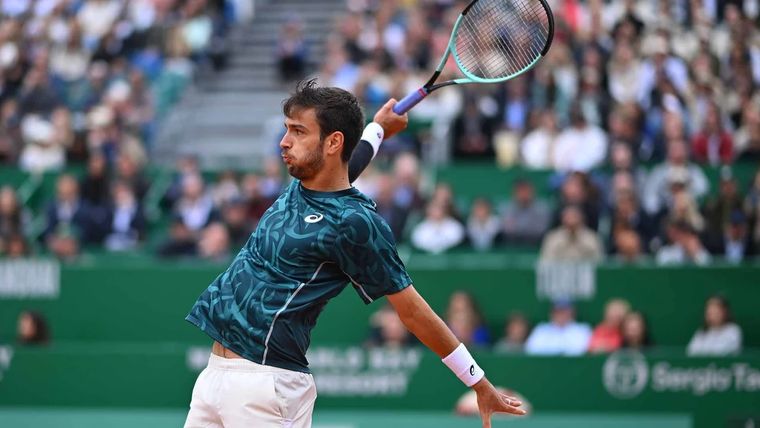 Lorenzo Musetti, semifinalista de Roland Garros y finalista en Montecarlo, llega como número 8 del mundo buscando su primer trofeo del mate. Foto: NA.