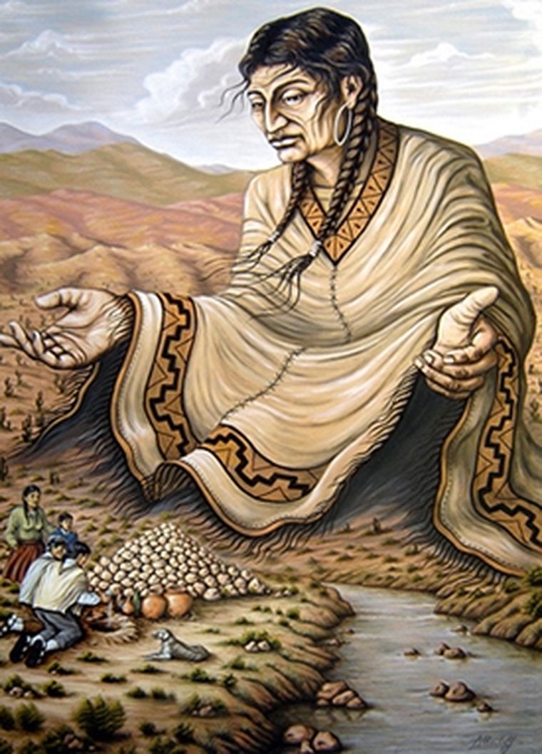 La celebración a la Madre Tierra en el Día de la Pachamama para pedir por el bien del ganado y de los cultivos. La celebración a la Madre Tierra en el Día de la Pachamama para pedir por el bien del ganado y de los cultivos.