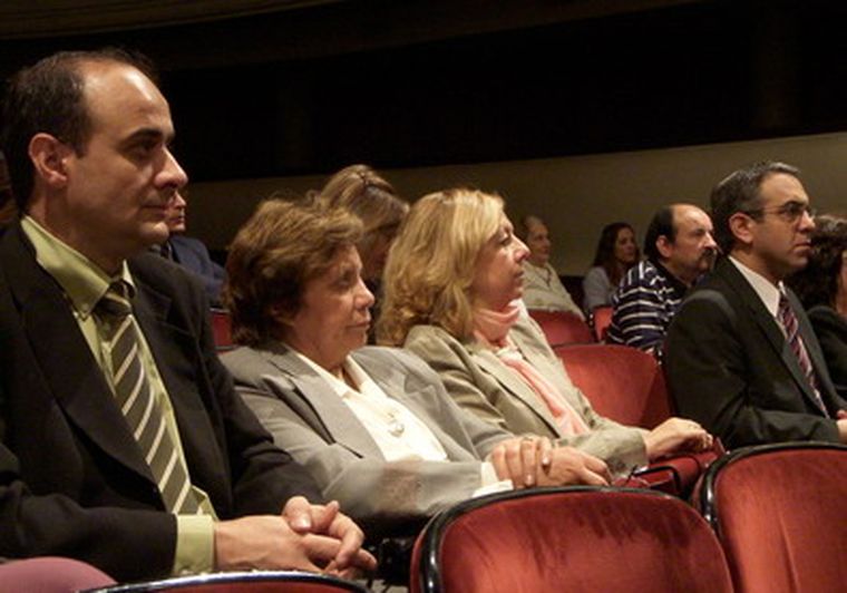 El acto en que Iris Lima declaró que hay cosas ilegales en el gobierno en relación con el armado del consejo administrativo de la DGE. Foto: MDZ
