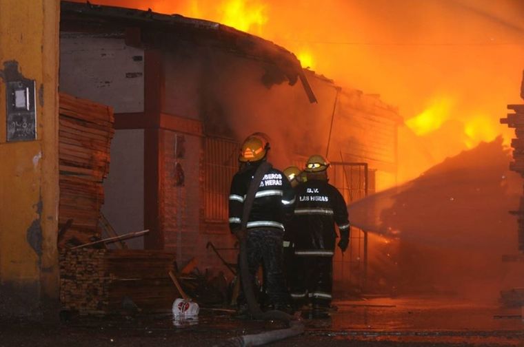 Imagen ilustrativa. Foto: Bomberos voluntarios de Las Heras