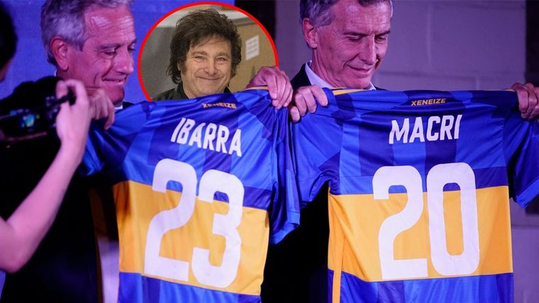 Ibarra-Macri, la fórmula opositora que se ilusiona en Boca tras el triunfo de Milei