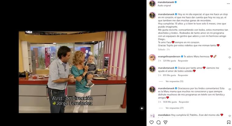 Maru Botana compartió un video retro cargado de emoción para recordar a su hijo Facundo. Maru Botana compartió un video retro cargado de emoción para recordar a su hijo Facundo.