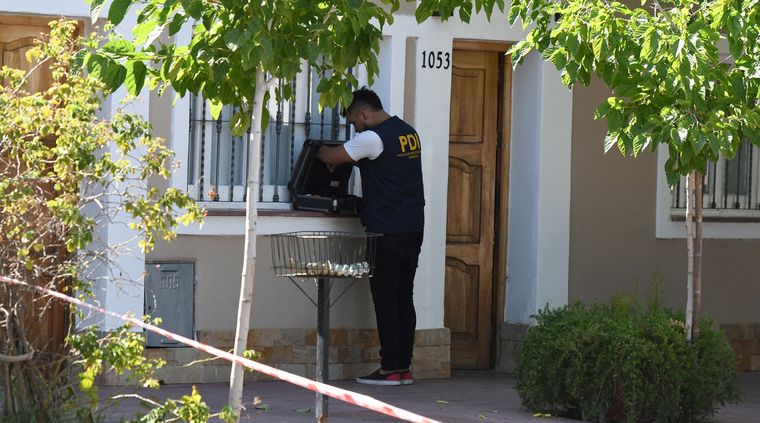 La casa donde se produjo el femicidio en Maipú Foto: ALF PONCE MERCADO / MDZ