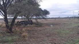 Choque en la ruta en Santiago del Estero: el lugar donde murió la nena. Choque en la ruta en Santiago del Estero: el lugar donde murió la nena.