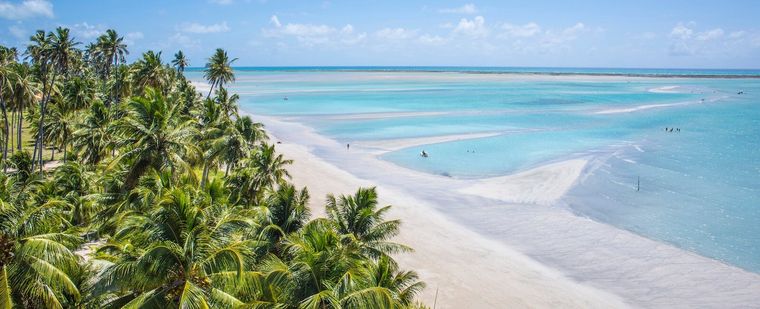 Esta playa del norte de Brasil es una de las más espectaculares del destino Foto: salinas.com.br