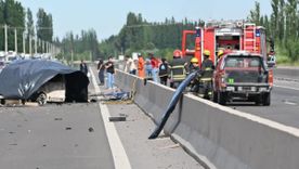 El conductor de la Amarok, identificado como Axel Araneda, circulaba con 0,46 gramos de alcohol por litro de sangre y además estaba bajo libertad condicional  por una condena vinculada al narcotráfico.