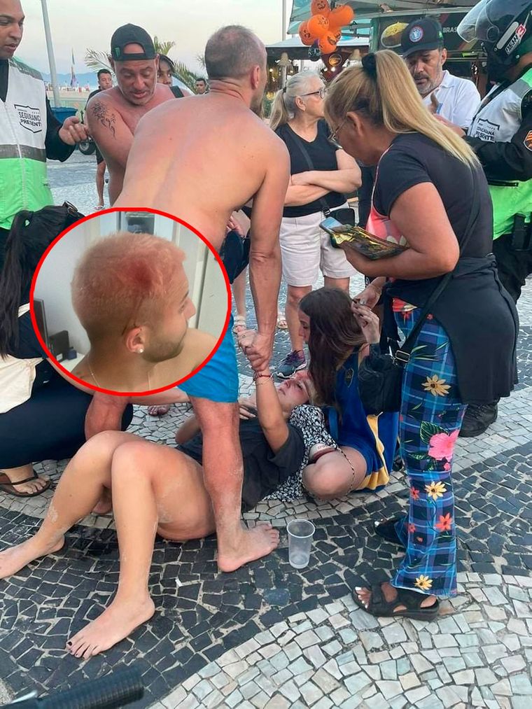 El ataque de barras de Fluminense a hinchas de Boca