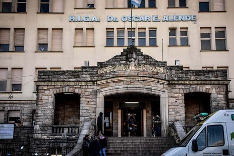 La joven fue internada tras recibir golpes del agresor Foto: Salud PBA