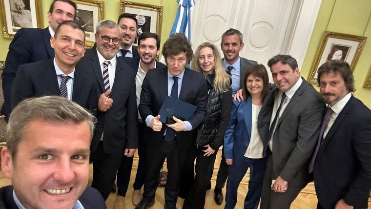 La selfie que quebró al radicalismo Foto: Archivo