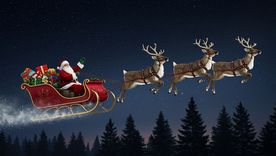 Papá Noel ya salió del Polo Norte. Papá Noel ya salió del Polo Norte.