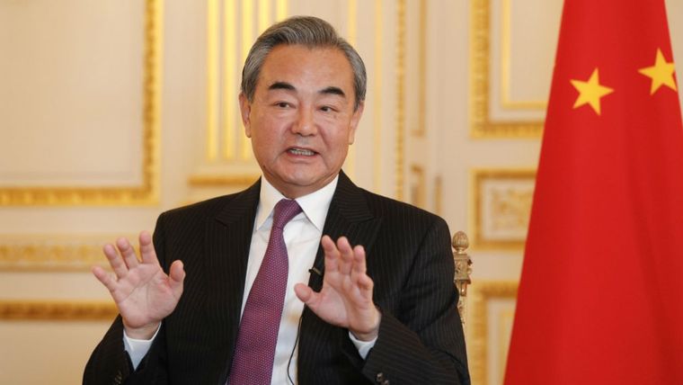 Wang Yi, canciller chino.