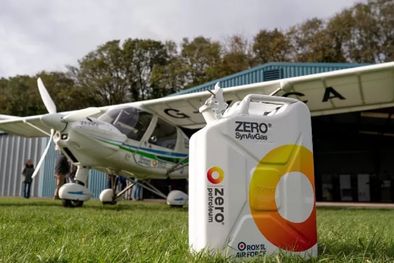 MDZol | Esta avioneta completó un vuelo con combustible sintético de la empresa Zero Petroleum y estableció un récord de Guinness. Foto: GENTILEZA ZERO PETROLEUM