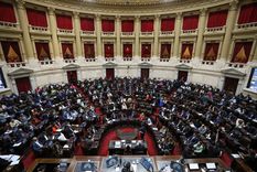 La sesión en Diputados empezó un rato después de las 12. Foto: Prensa Diputados