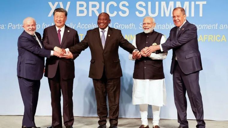 La última reunión de los BRICS en agosto en Johannesburgo trajo muchos cambios al bloque. Foto: GETTY IMAGES