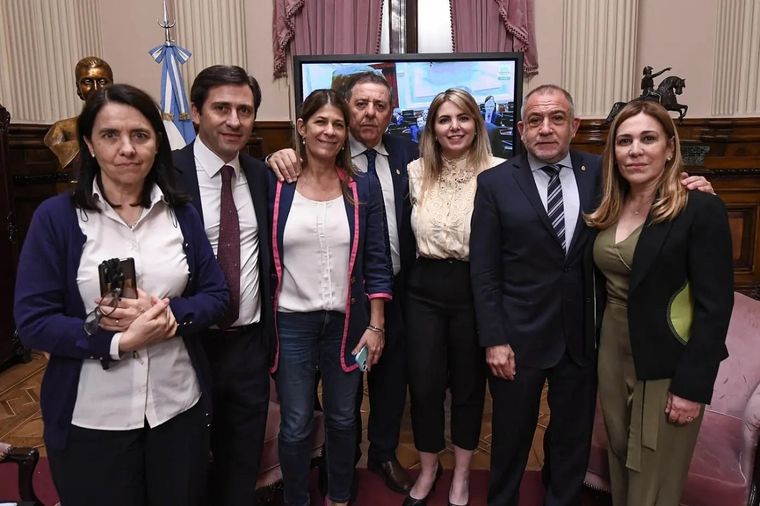 Tagliaferri fue la única senadora del PRO en votar en favor de la Comisión Investigadora.