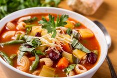 Sopa minestrone Una receta clásica de Italia en pocos pasos Foto: Shutterstock