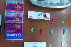 Agentes de la PCN incautaron drogas, balanzas y elementos de fraccionamiento Foto: Ministerio de Seguridad de Mendoza