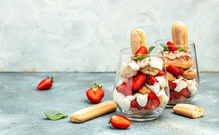 Mousse de mascarpone y frutos rojos Un postre simple y delicioso para esta Navidad Foto: Shutterstock
