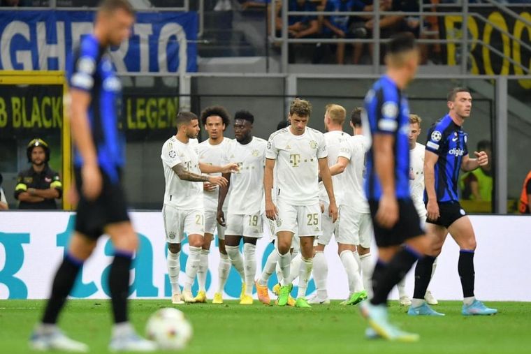 El Bayern Munich dominó y venció al Inter de Lautaro y Correa.