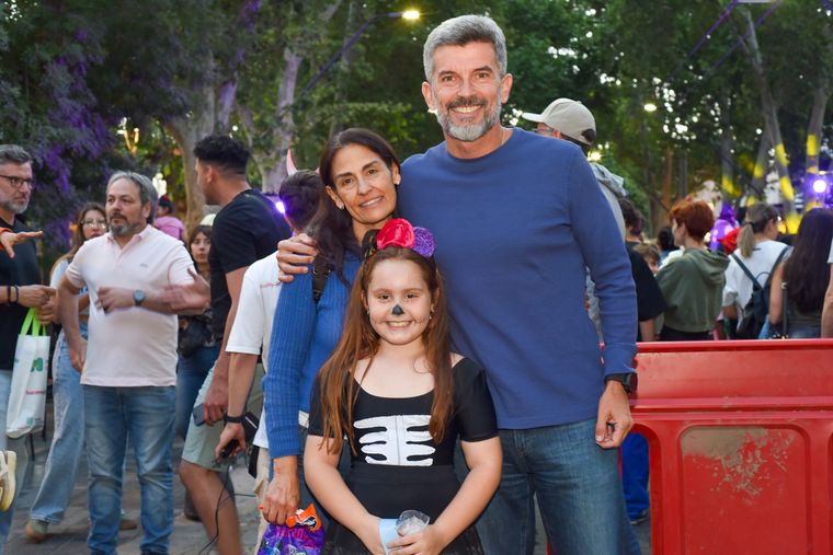Ulpiano Suárez disfrutó junto a su familia.
