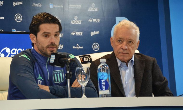 Víctor Blanco encabeza el reclamo formal de Racing. Foto: @RacingClub