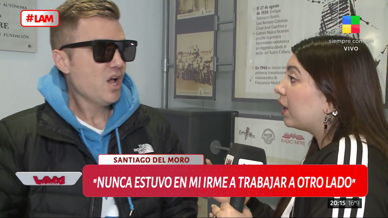 Santiago del Moro fue contundente. Foto: captura de video/ América TV. Santiago del Moro fue contundente. Foto: captura de video/ América TV.