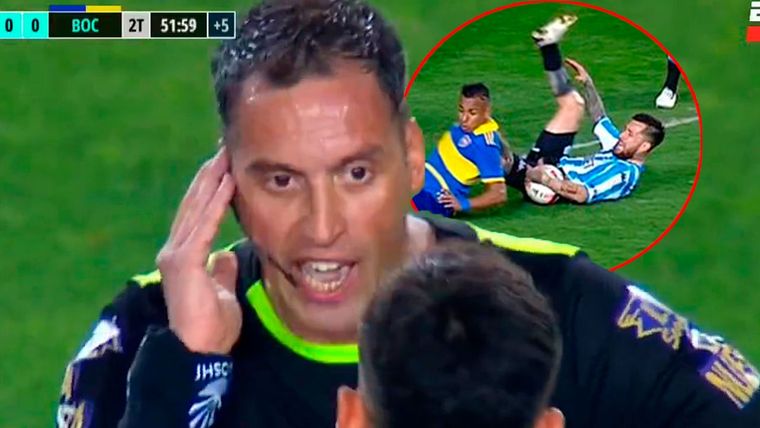 ¿Qué dijo Rapallini sobre la jugada de la polémica en el Racing-Boca?