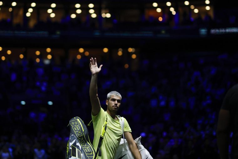 El tremendo sincericidio de Carlos Alcaraz tras caer en primera ronda del Masters 1000 de París. Foto: EFE