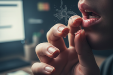 Un hábito poco saludable. Fuente: IA Gemini.