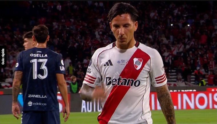 Sebastián Driussi fue reemplazado al minuto 35.